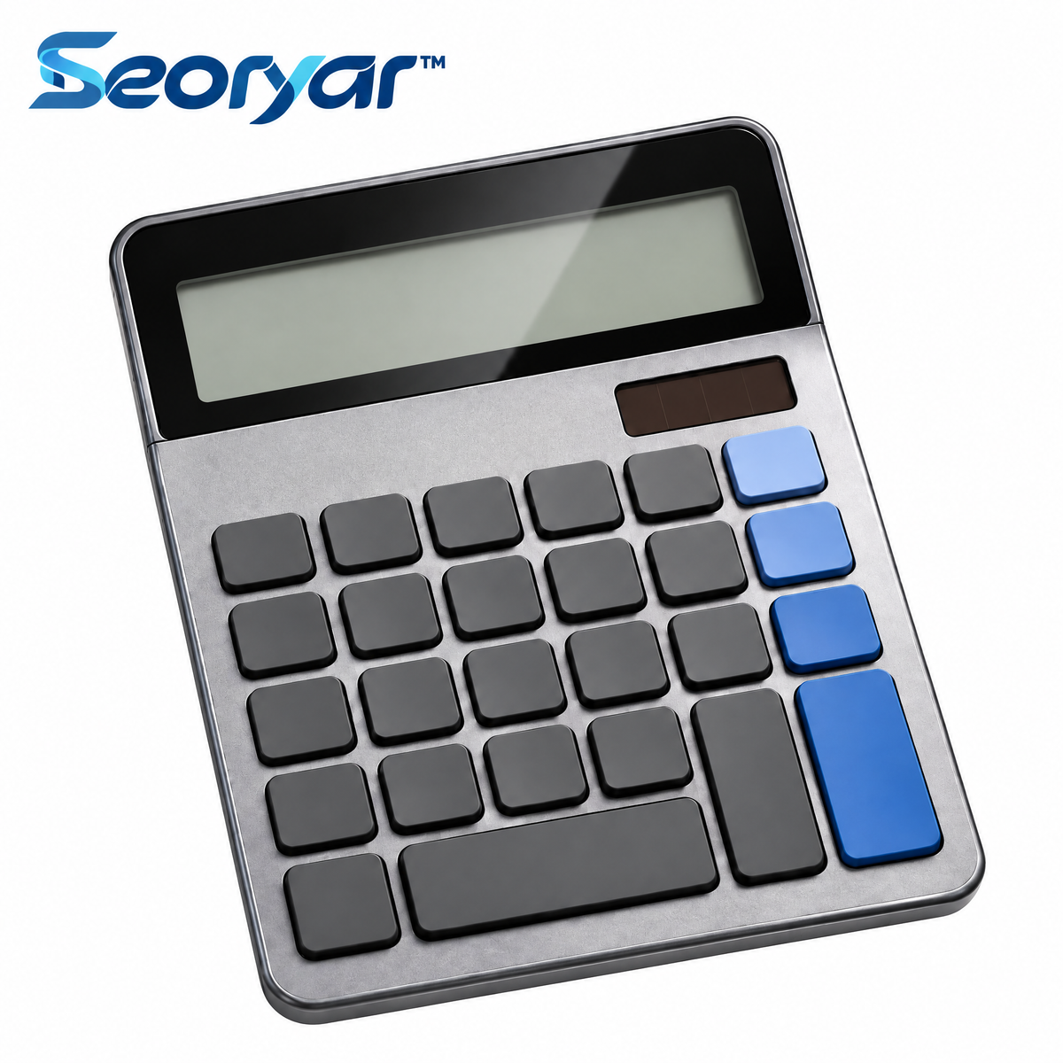 Seoryar™ Large-Display Desktop Calculator – Angled-Screen Calculator with Spacious Keys for Budgeting, Everyday Math & Office Paperwork