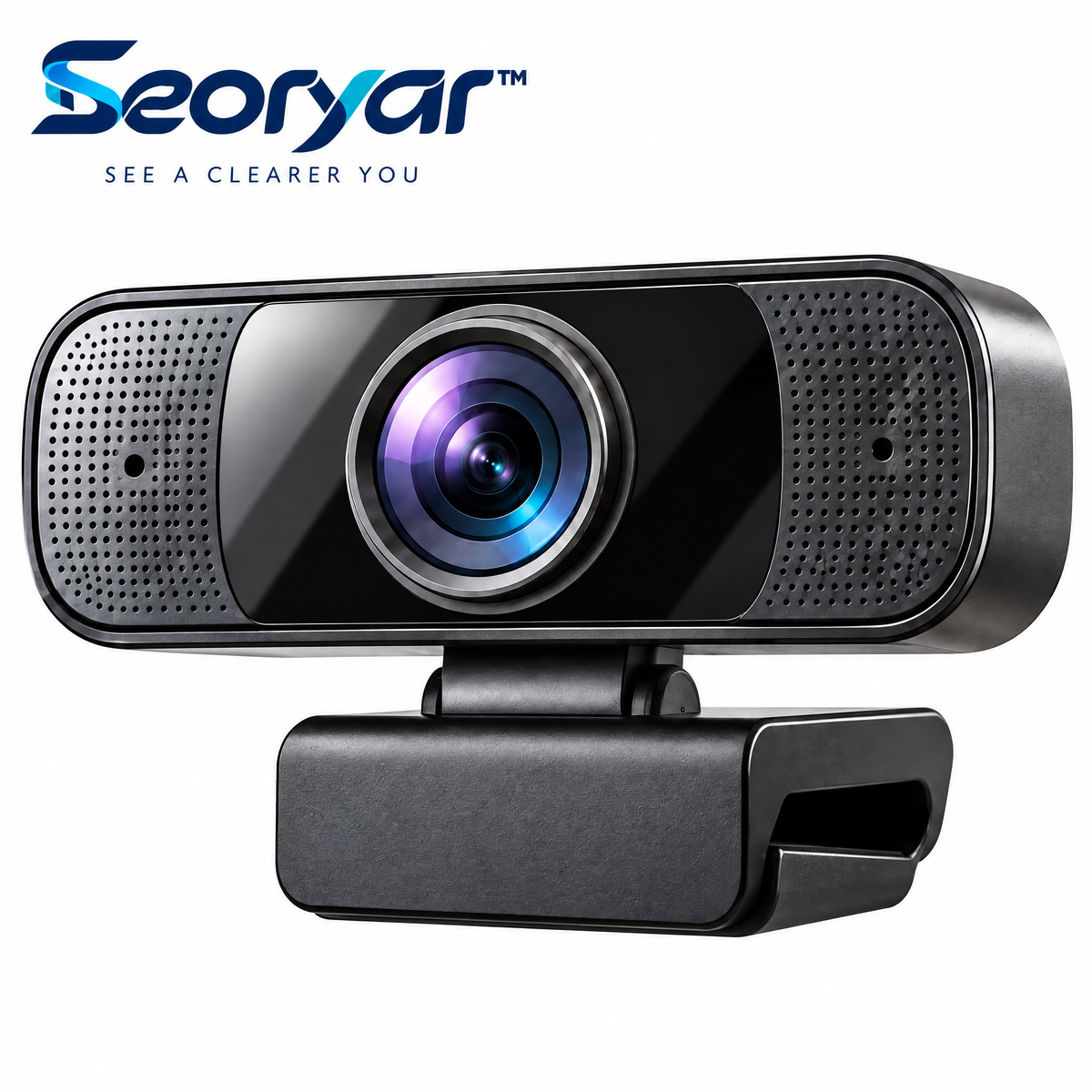 Seoryar™ HD Office Webcam – Compact Monitor-Mounted Camera with Adjustable Clip for Video Meetings, Remote Work & Online Learning
