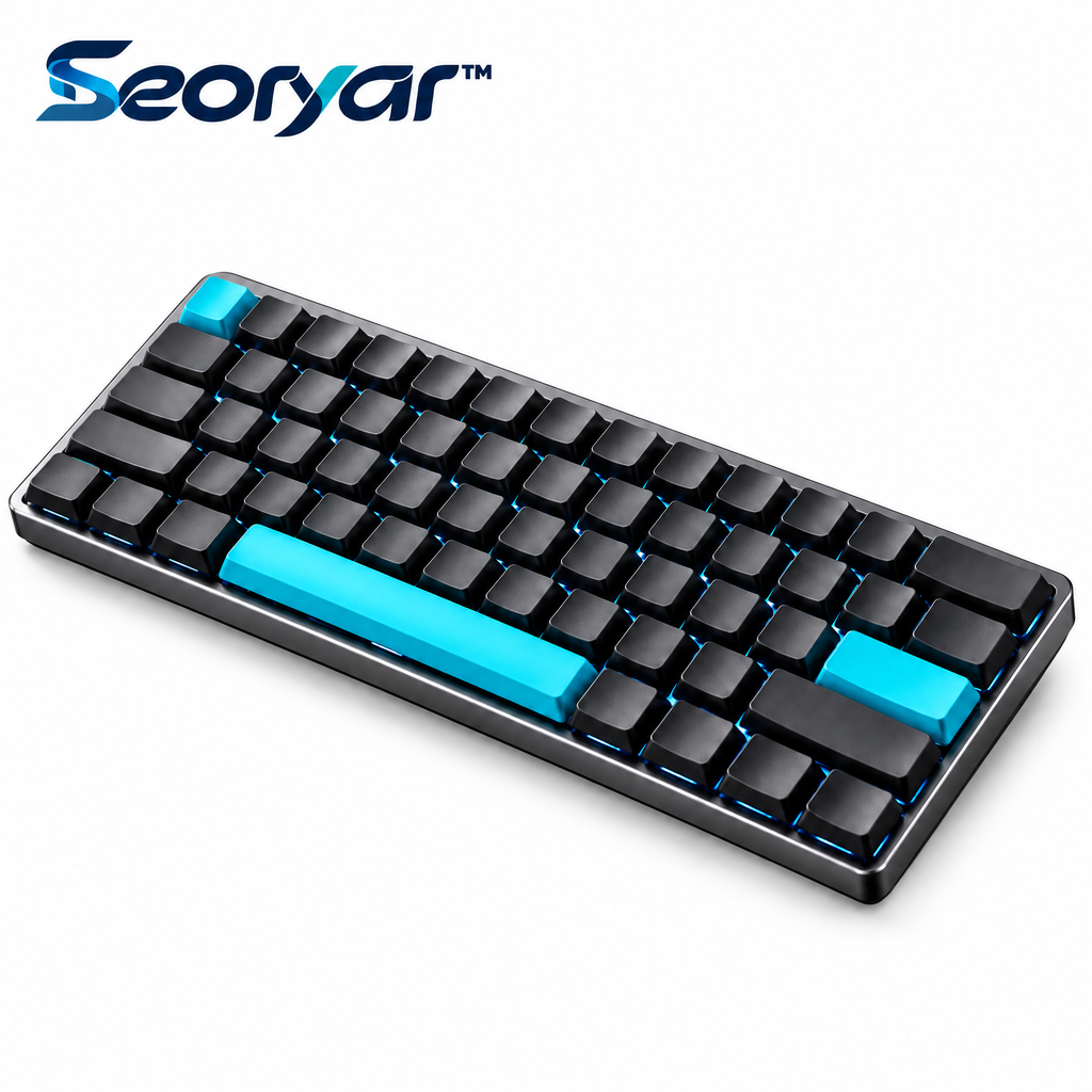 Seoryar™ Compact Wireless Mechanical Keyboard – Space-Saving Desktop Keyboard for Home Office, Everyday Typing, Work & Study